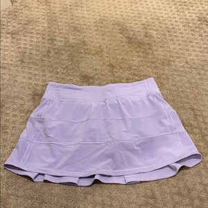 Size 6 Lilac Lululemon Athletic Skirt